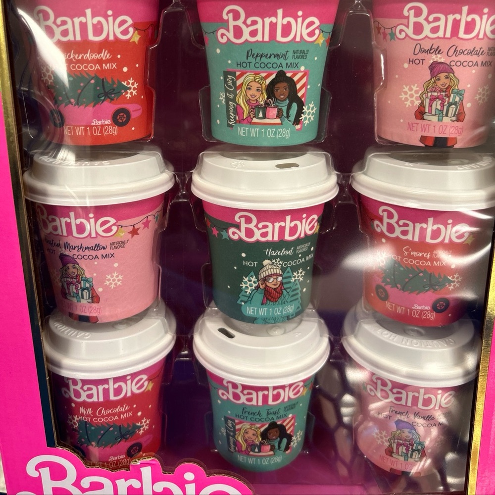 SOLD Barbie Hot Cocoa Mix stocking stuffers 12 flavors - Picture 6 of 11